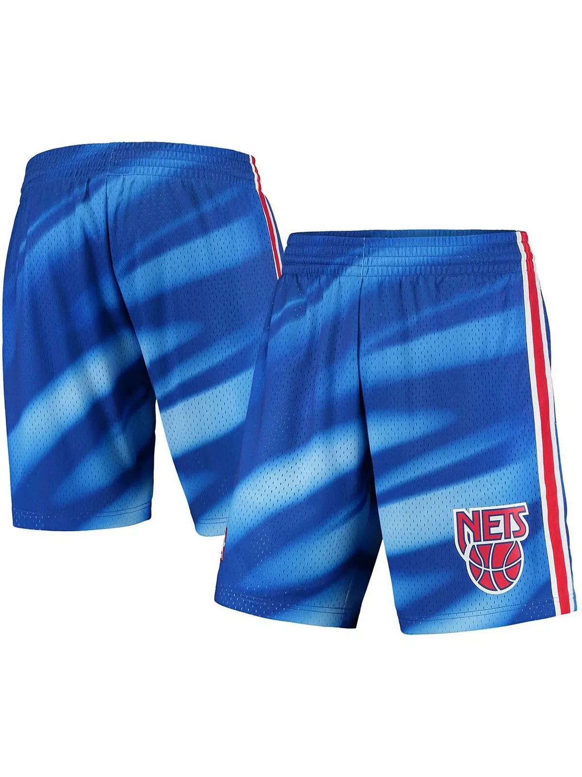 Мужские синие шорты из Нью-Джерси Nets Hardwood Classics Swingman Mitchell & Ness — изображение 1 из 4, синий