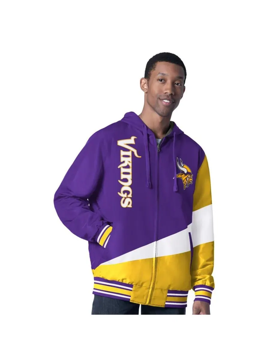 G-III Sports by Carl Banks Мужская двусторонняя куртка на молнии Minnesota Vikings
