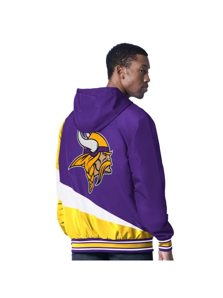 G-III Sports by Carl Banks Мужская двусторонняя куртка на молнии Minnesota Vikings — изображение 2 из 4