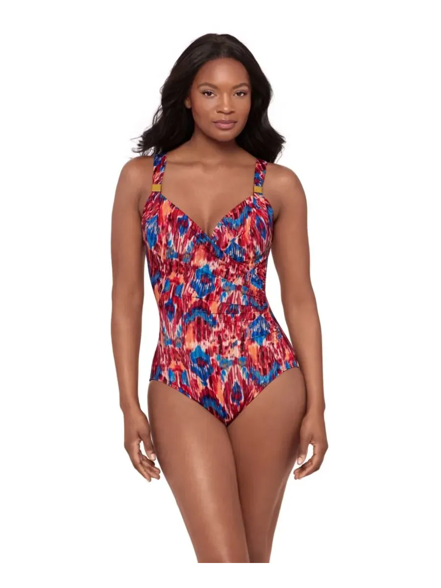 Женский слитный купальник Dorado Siren с косточками Miraclesuit, Ikat — изображение 1 из 5
