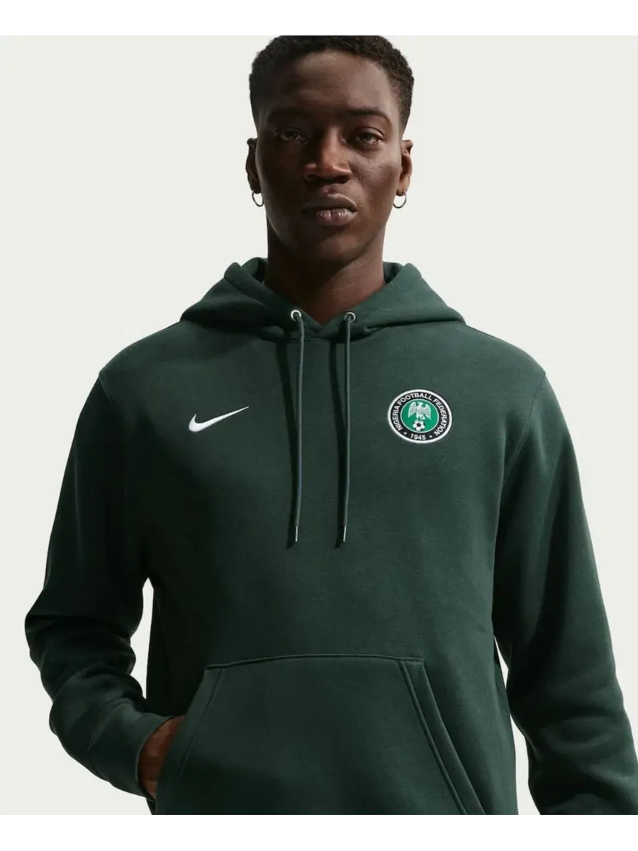 Худи с вышитой эмблемой команды Nike — изображение 4 из 5, зеленый