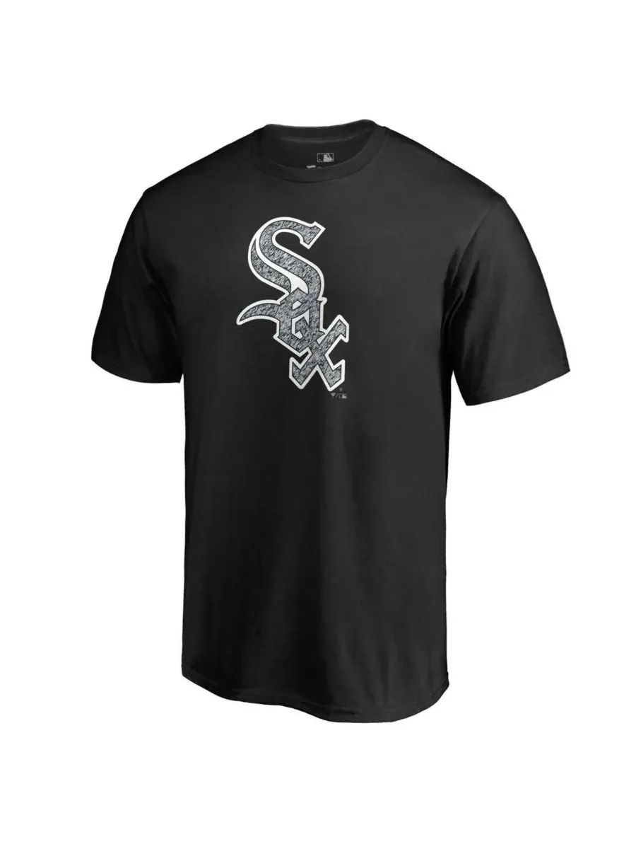 Fanatics Mto Label Мужская черная футболка с логотипом Chicago White Sox — изображение 1 из 2, черный