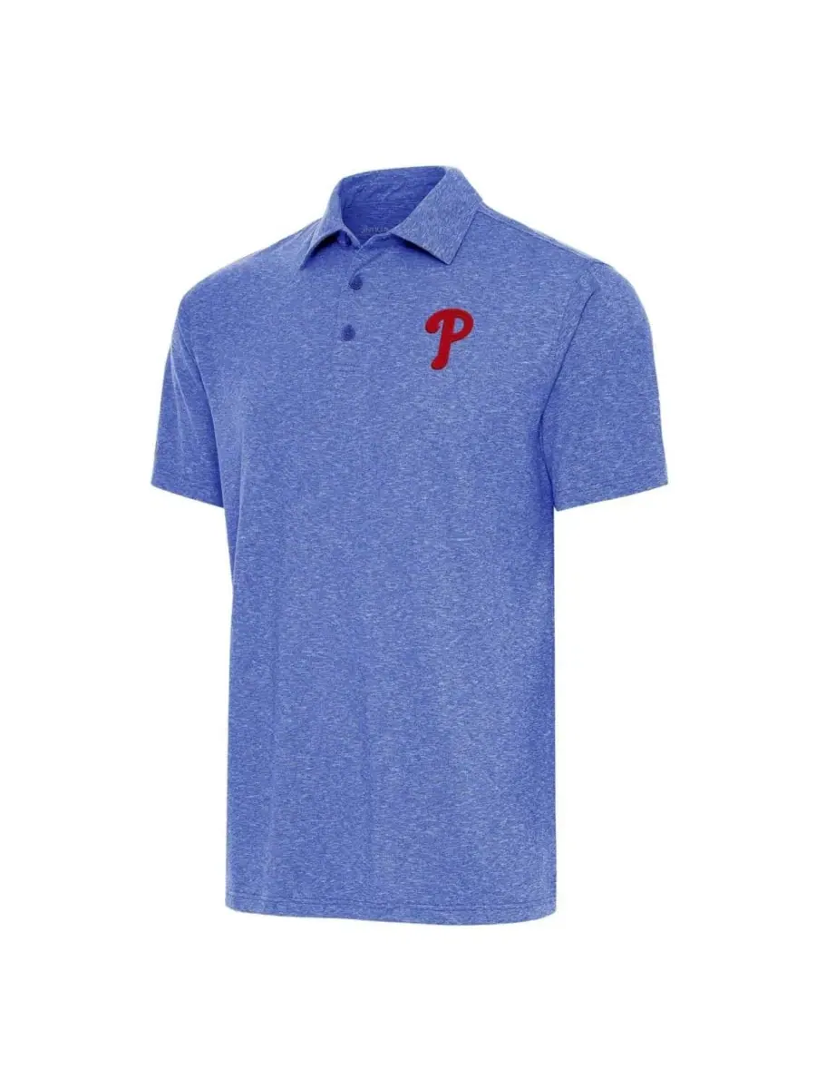 Поло с вышивкой Philadelphia Phillies, модель Par 3 Antigua — изображение 1 из 1, синий