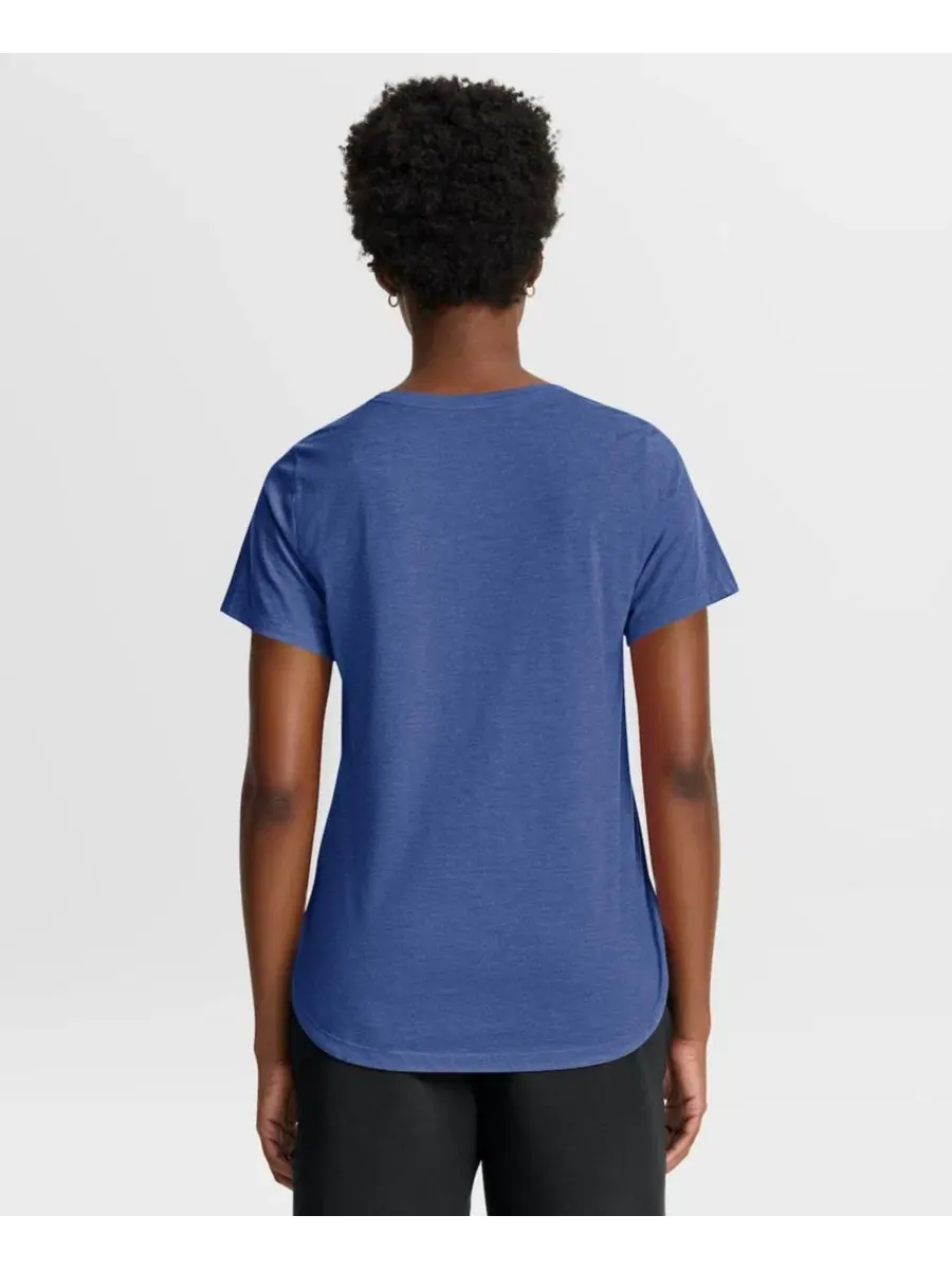 Футболка с коротким рукавом и принтом Arched Tri-Blend Nike — изображение 2 из 3, синий