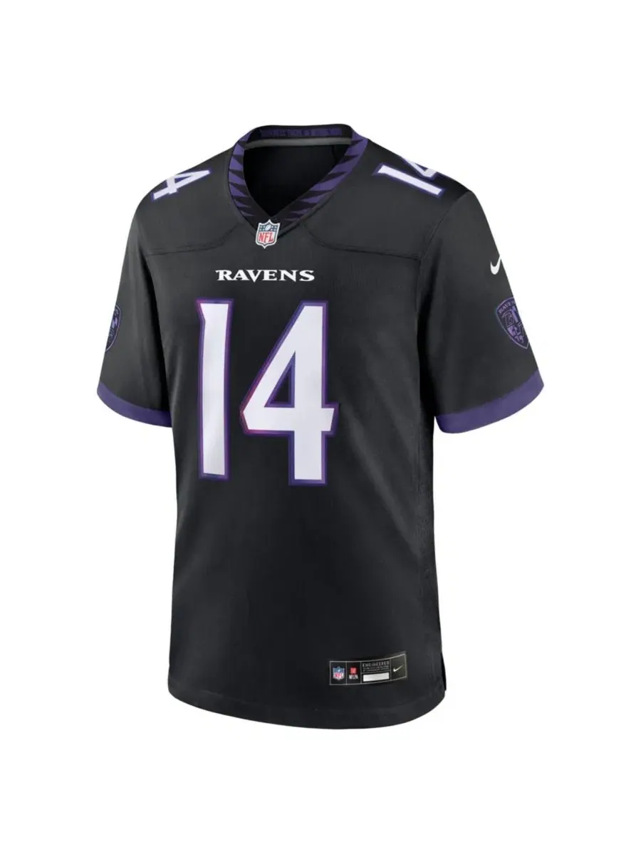 Футболка Nike Kyle Hamilton Game Jersey — изображение 2 из 3, черный