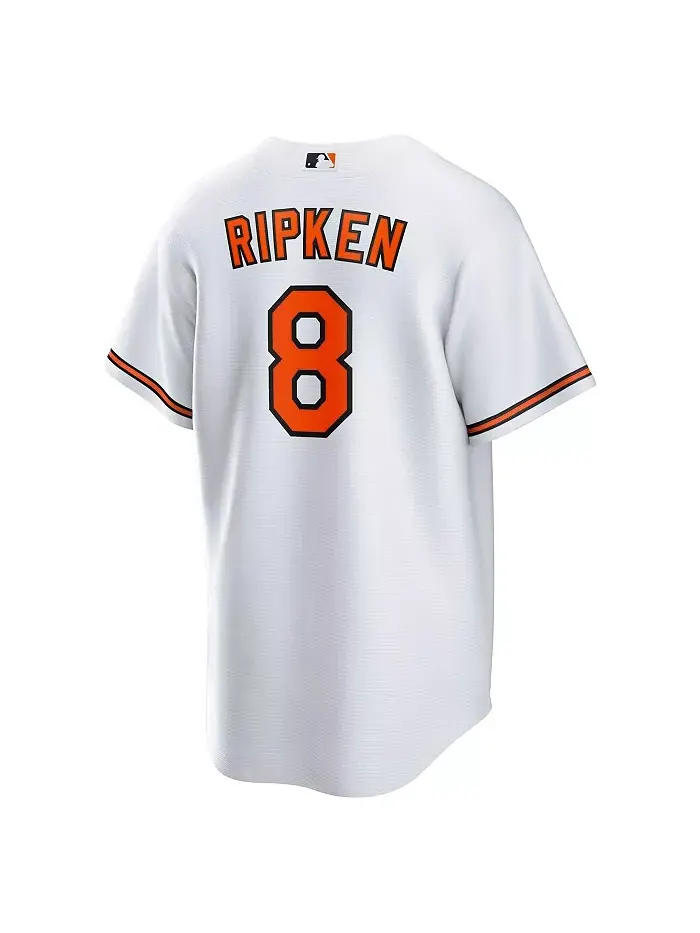 Мужская реплика ретро-джерси Baltimore Orioles Cal Ripken Jr. белого цвета Nike — изображение 2 из 3