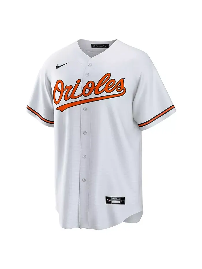 Мужская реплика ретро-джерси Baltimore Orioles Cal Ripken Jr. белого цвета Nike — изображение 3 из 3