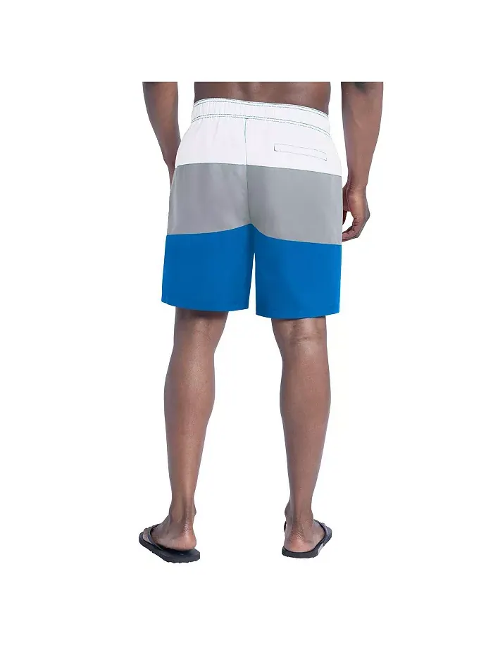 Мужские плавки Detroit Lions Sunrise Volley синие/серебристые G-III Sports by Carl Banks — изображение 2 из 3