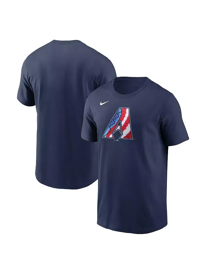 Мужская футболка Americana Arizona Diamondbacks в синем цвете Nike — изображение 1 из 3