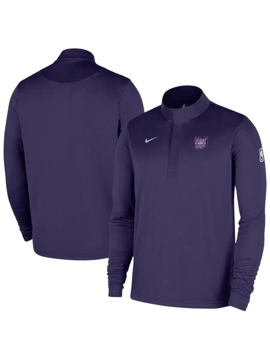 Толстовка с полузамком Nike Sacramento Kings 2025/26 City Edition Remix Authentic Coaches Dri-FIT — изображение 1 из 4