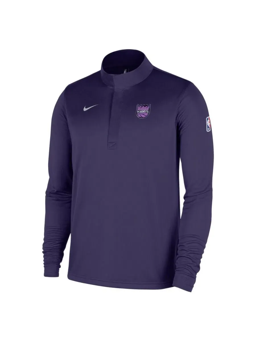Толстовка с полузамком Nike Sacramento Kings 2025/26 City Edition Remix Authentic Coaches Dri-FIT — изображение 2 из 4