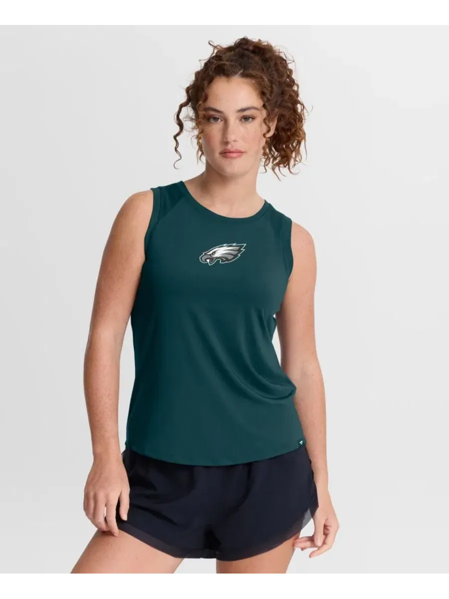 Топ без рукавов с сетчатой спинкой Philadelphia Eagles Fanatics — изображение 1 из 4, зеленый