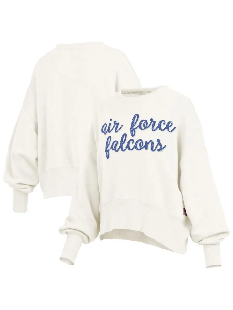 Свитшот женский оверсайз Chelsea Waist Length Pullover с аппликацией Pressbox