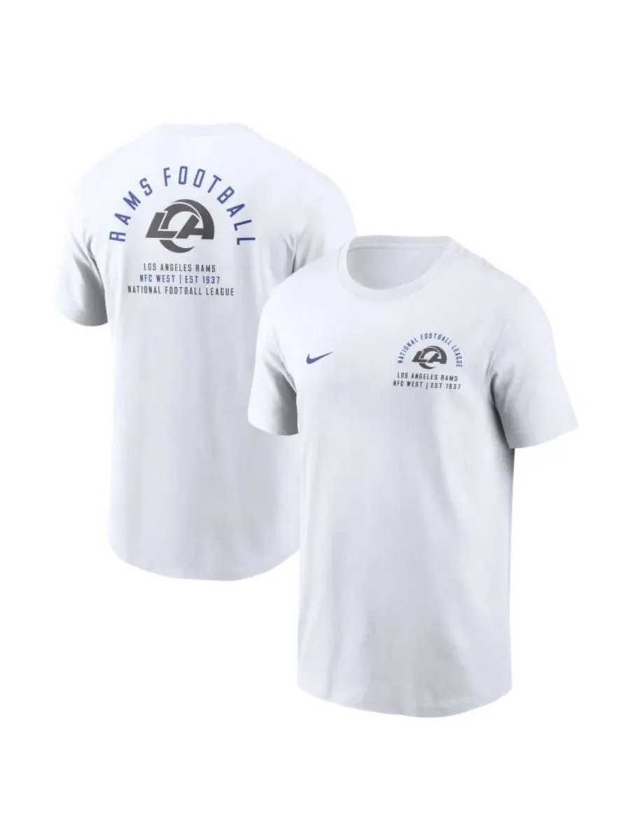 Футболка с принтом Split Logo Nike — изображение 1 из 3, белый