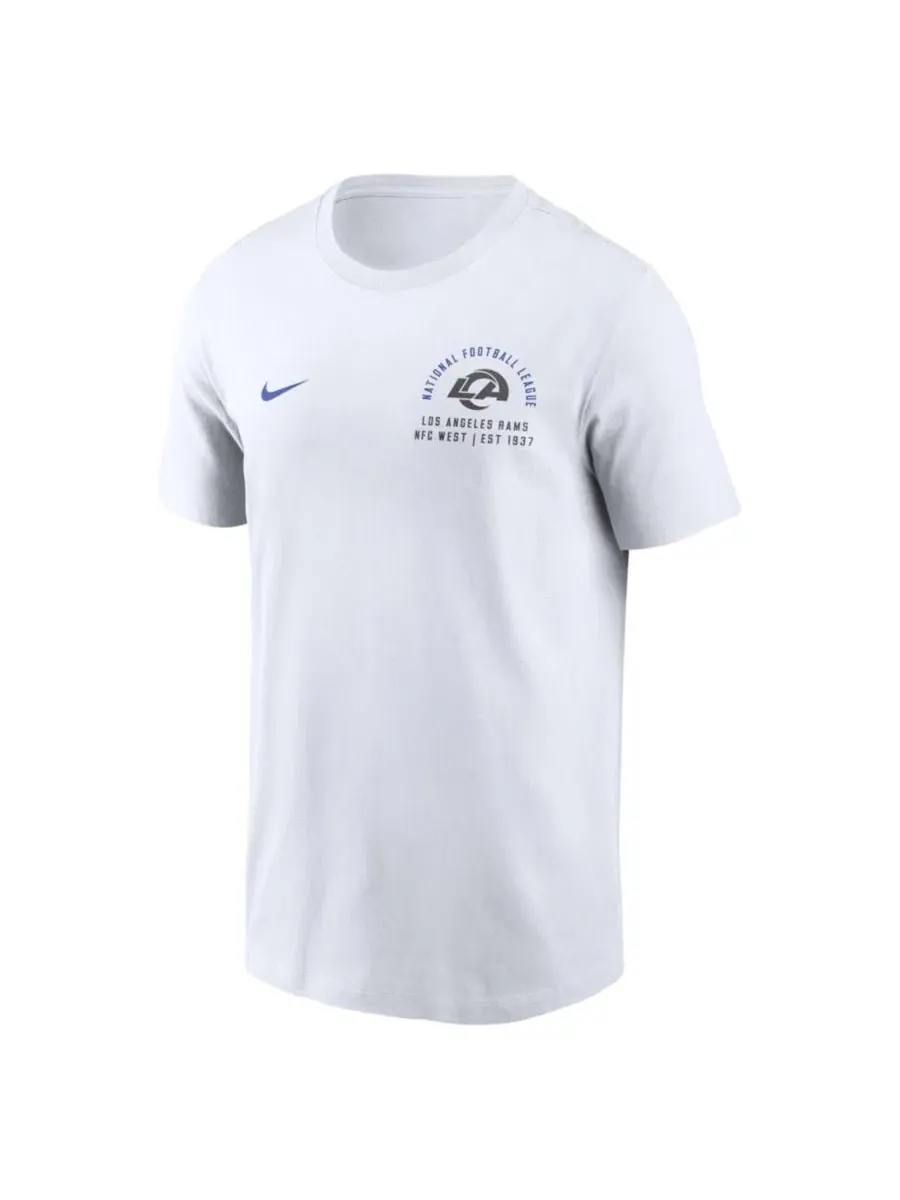 Футболка с принтом Split Logo Nike — изображение 2 из 3, белый