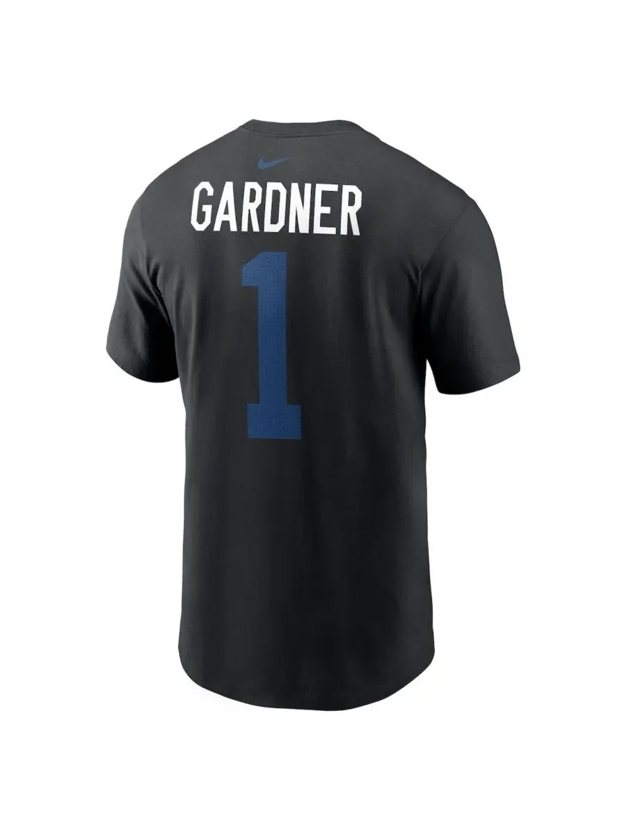 Футболка с длинным рукавом Carbon Name and Number Nike — изображение 3 из 3, черный