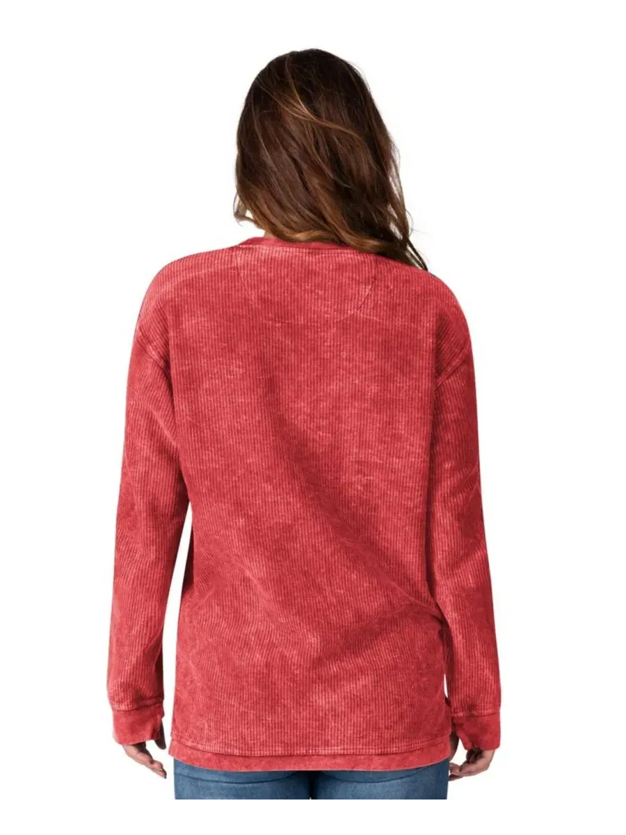 Женский свитшот с принтом Atlanta Falcons, модель Comfy Cord Distressed G-III 4Her by Carl Banks — изображение 2 из 2