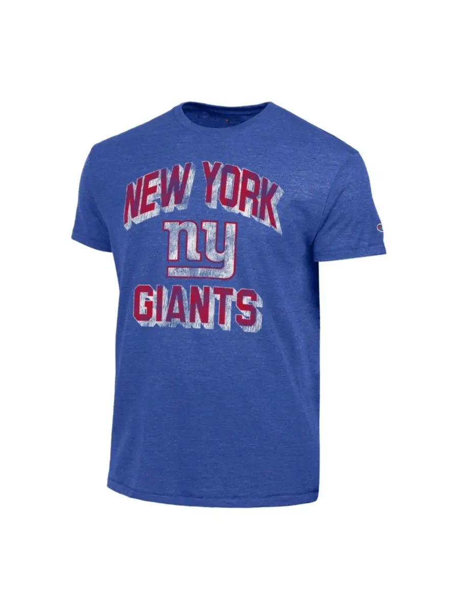 Футболка с принтом Ultimate Tri-Blend New York Giants Champion — изображение 2 из 3, королевский