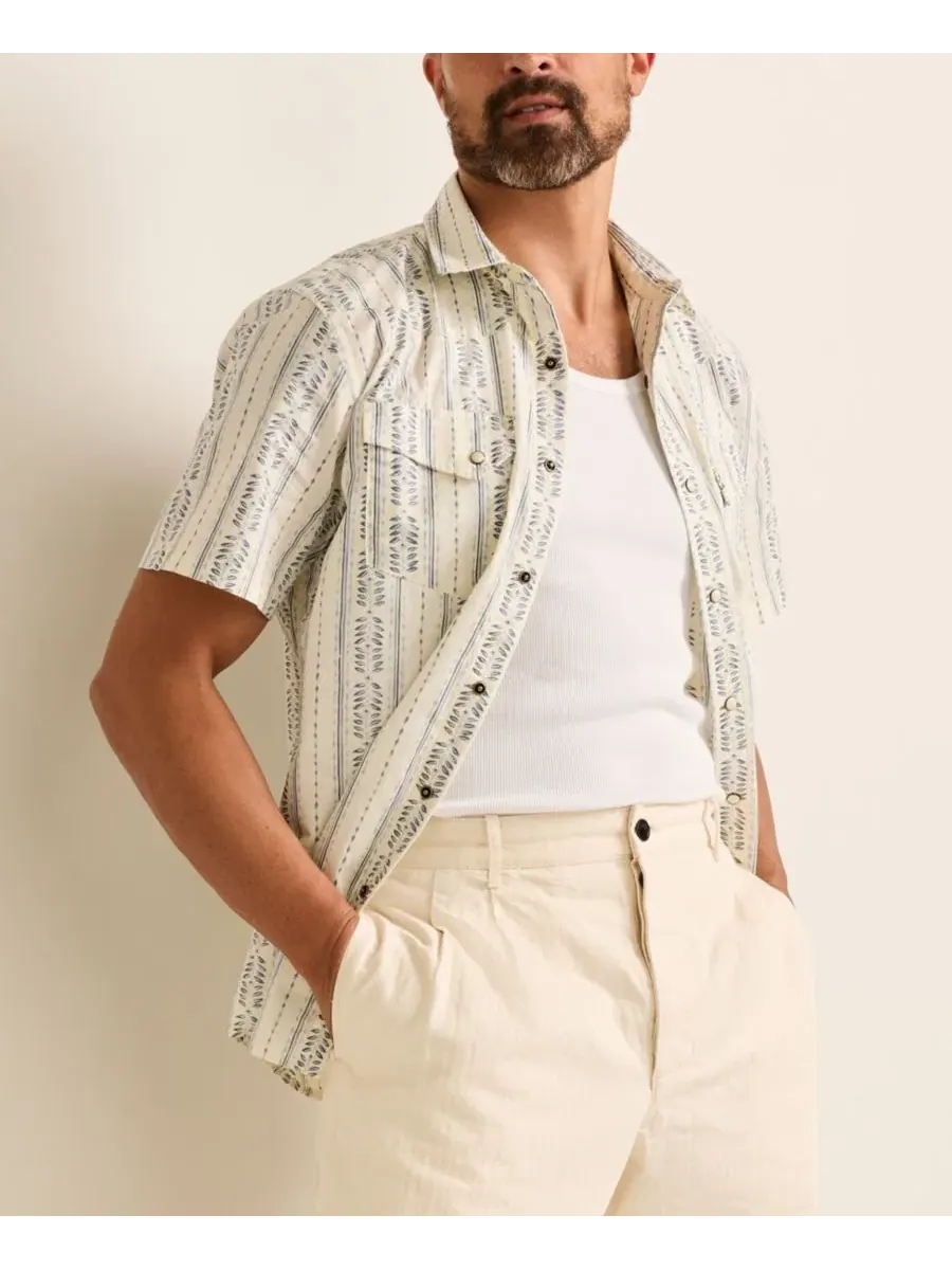 Рубашка с коротким рукавом и принтом Laramie Pendleton, Laurel Grove Stripe — изображение 1 из 4