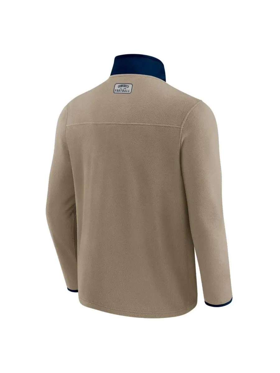 Fanatics Мужская куртка Darius Rucker Collection by x NFL из плотного флиса с полной — изображение 3 из 3, бежевый
