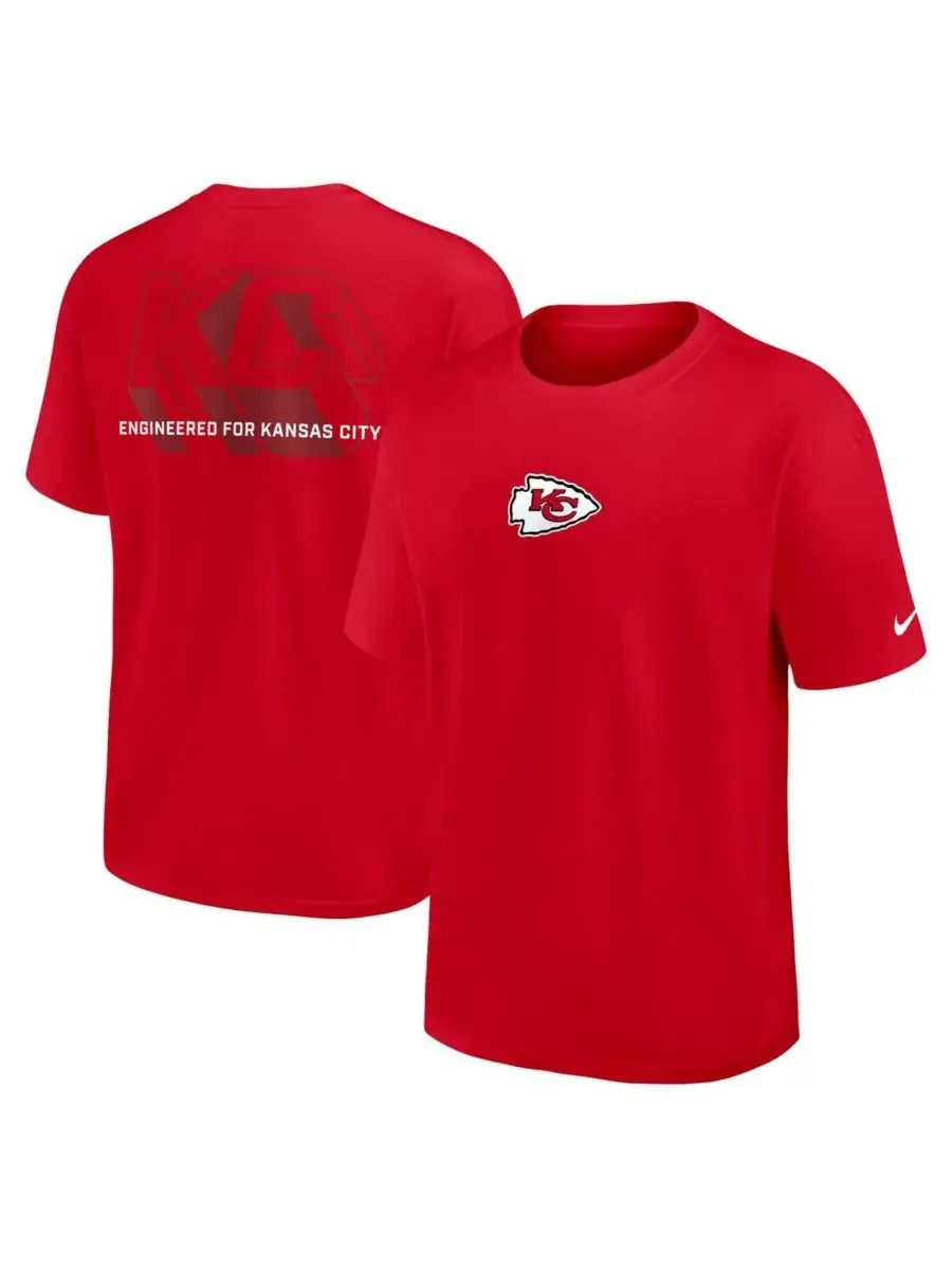 Nike Мужская красная футболка Kansas City Chiefs Dominate the Game Essential Max90 — изображение 1 из 3, красный
