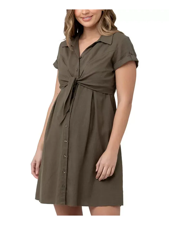 Платье Colette для беременных и кормящих мам с завязками Ripe Maternity — изображение 1 из 3