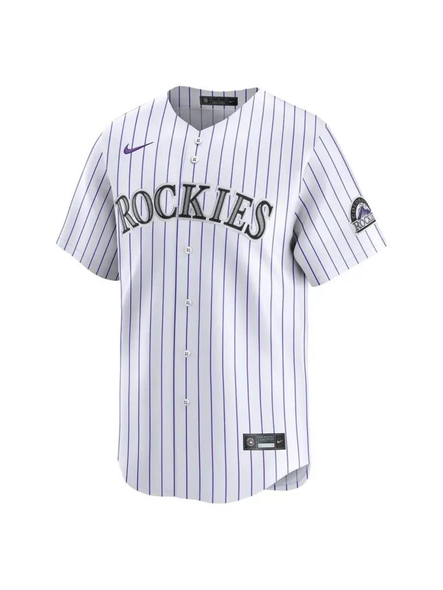 Nike Мужская белая домашняя футболка Colorado Rockies Limited — изображение 3 из 3, белый