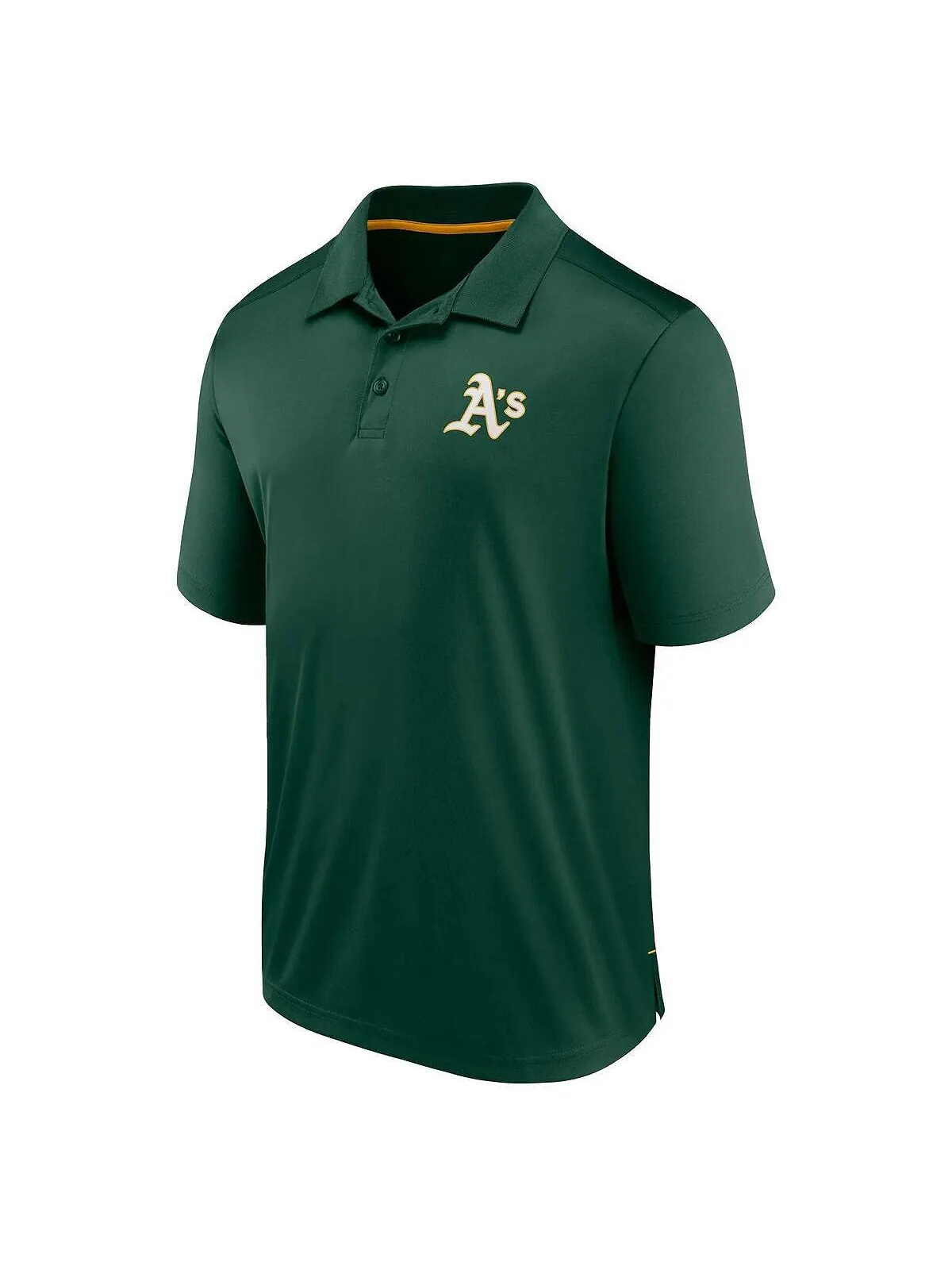 Мужская зеленая рубашка-поло с фирменным логотипом Oakland Athletics Hands Down Fanatics — изображение 3 из 3, зеленый