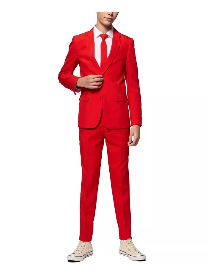 Однотонный костюм из трех предметов для больших мальчиков Devil Opposuits — изображение 1 из 2