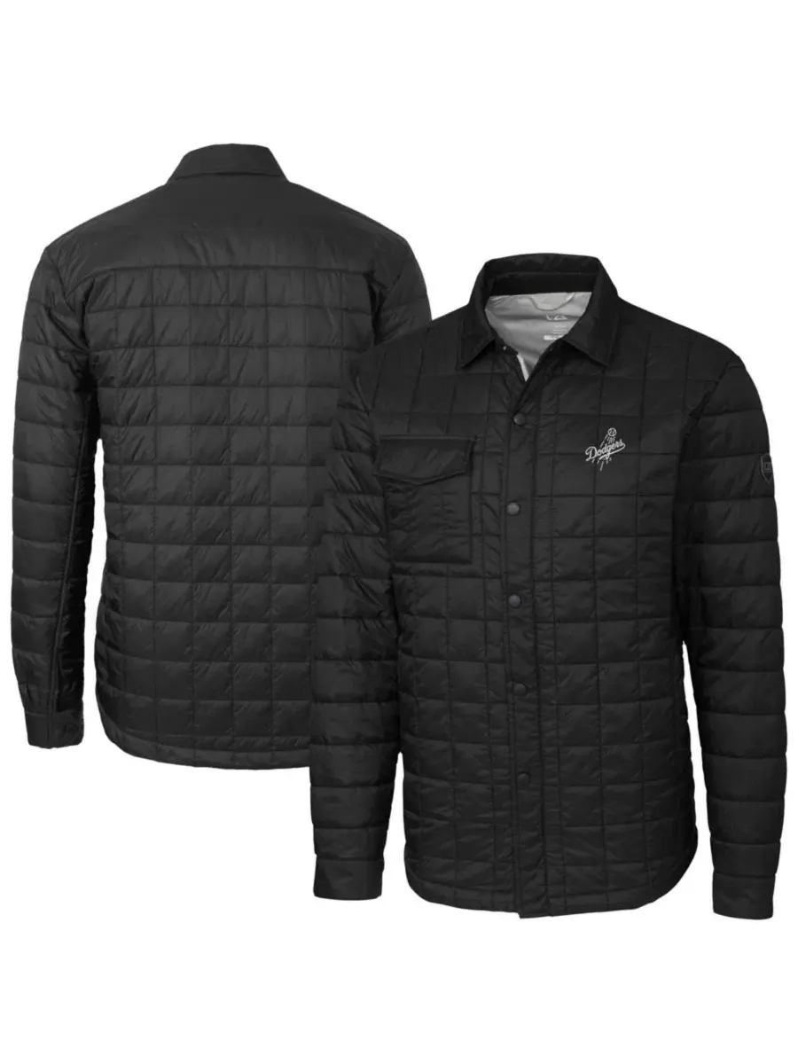 Куртка-рубашка стеганая с принтом команды Los Angeles Dodgers Rainier PrimaLoft Eco Insulated