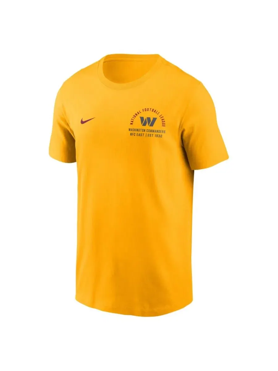Футболка с длинным рукавом Nike, Washington Commanders — изображение 2 из 3, золото