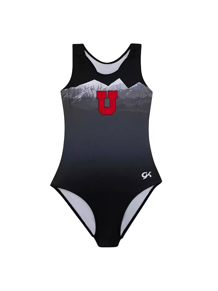 Черный элитный реплика-купальник Utah Utes для мальчиков и девочек GK Elite — изображение 3 из 3