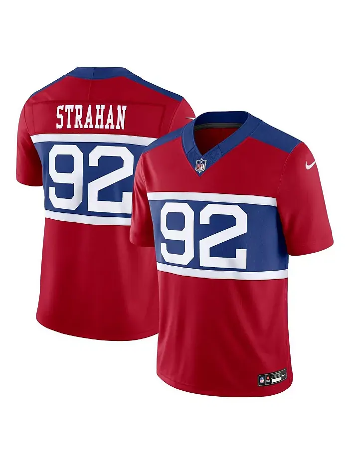 Мужская альтернативная ограниченная джерси Michael Strahan Century Red New York Giants Vapor — изображение 1 из 3