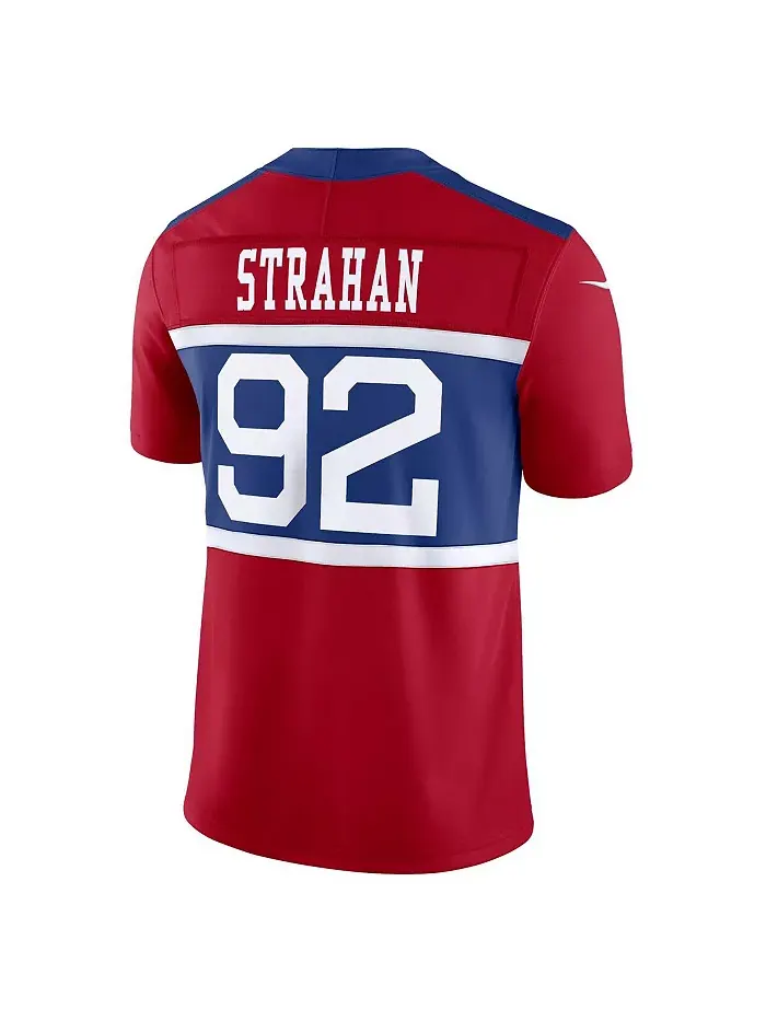 Мужская альтернативная ограниченная джерси Michael Strahan Century Red New York Giants Vapor — изображение 3 из 3