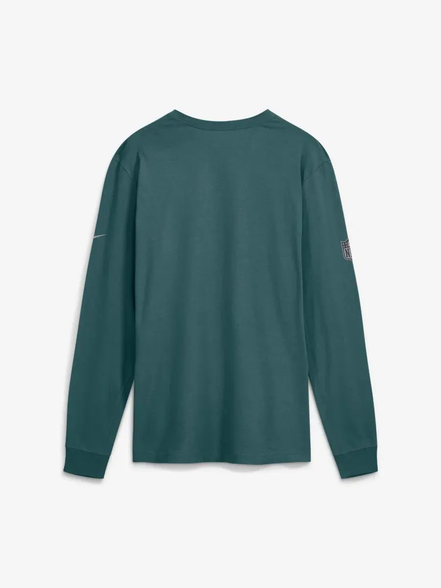 Футболка с длинным рукавом Dri-FIT Sideline Bold Arch Star Nike — изображение 2 из 2, зеленый