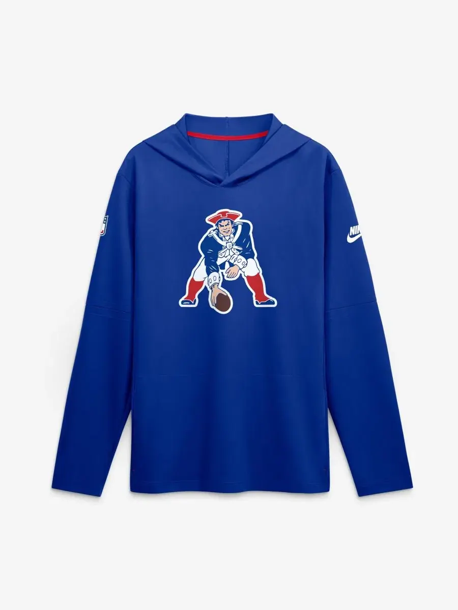 Футболка с капюшоном и длинным рукавом Nike Dri-FIT — изображение 1 из 4, королевский