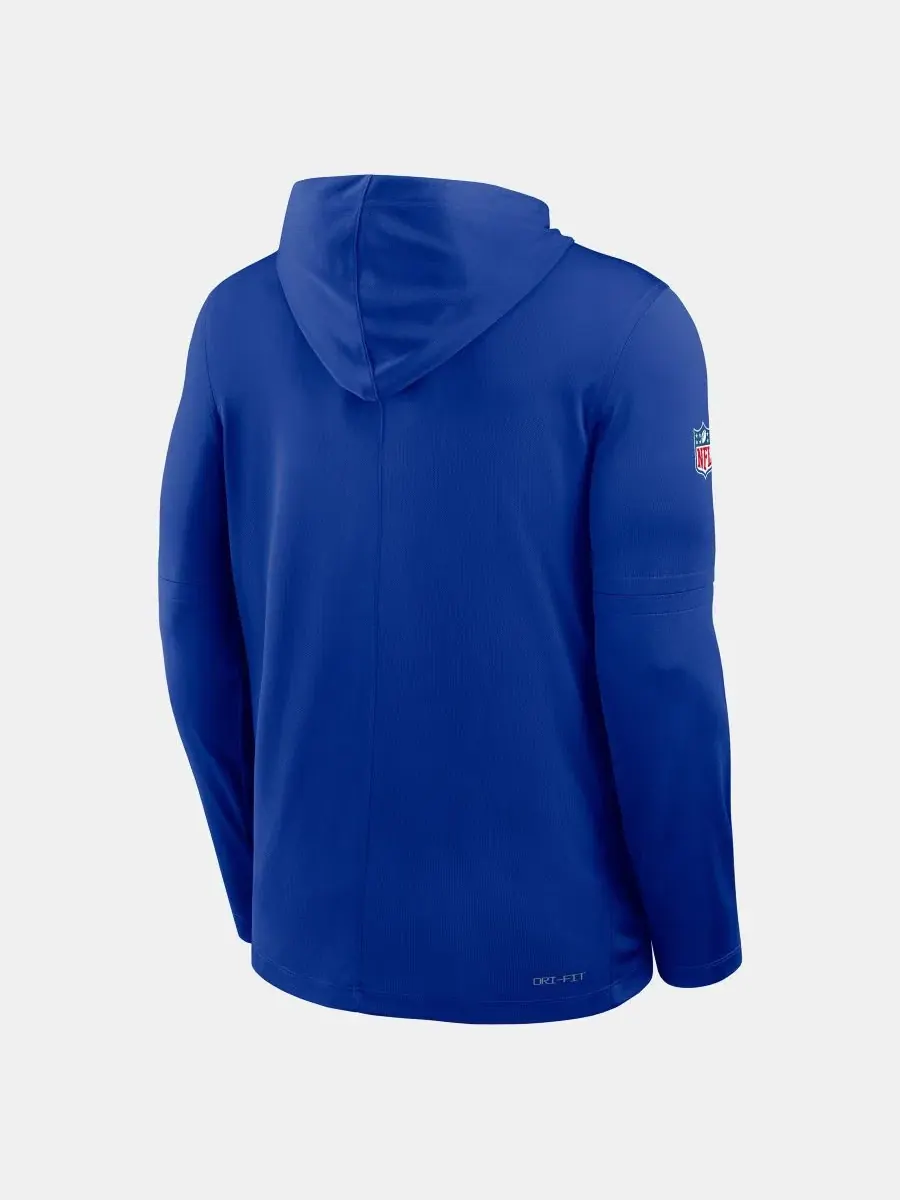 Футболка с капюшоном и длинным рукавом Nike Dri-FIT — изображение 4 из 4, королевский