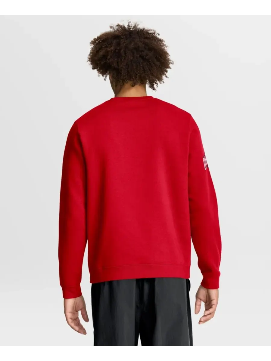 Свитшот с длинным рукавом Ohio State Buckeyes 2026 Sideline Club Nike — изображение 5 из 5, алый