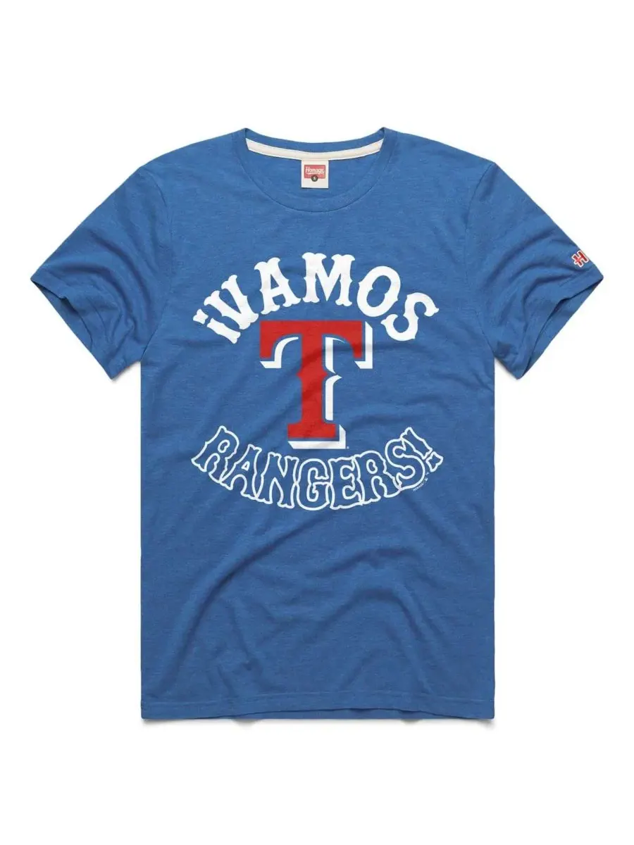 Футболка с коротким рукавом Vamos Tri-Blend Homage — изображение 1 из 1, королевский