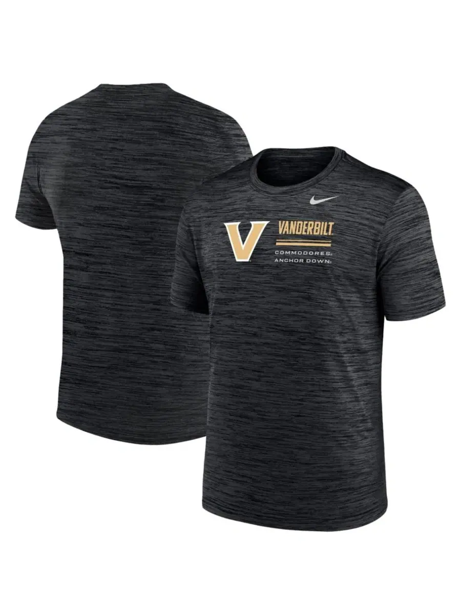 Футболка с принтом Velocity Dri-FIT Nike — изображение 1 из 3, черный