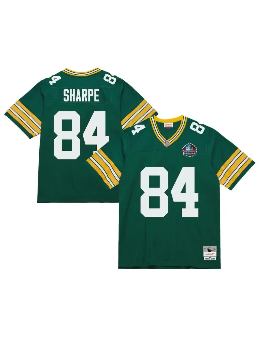 Футболка Mitchell & Ness с длинным рукавом, 1994 Legacy Replica, Sterling Sharpe — изображение 1 из 3, зеленый