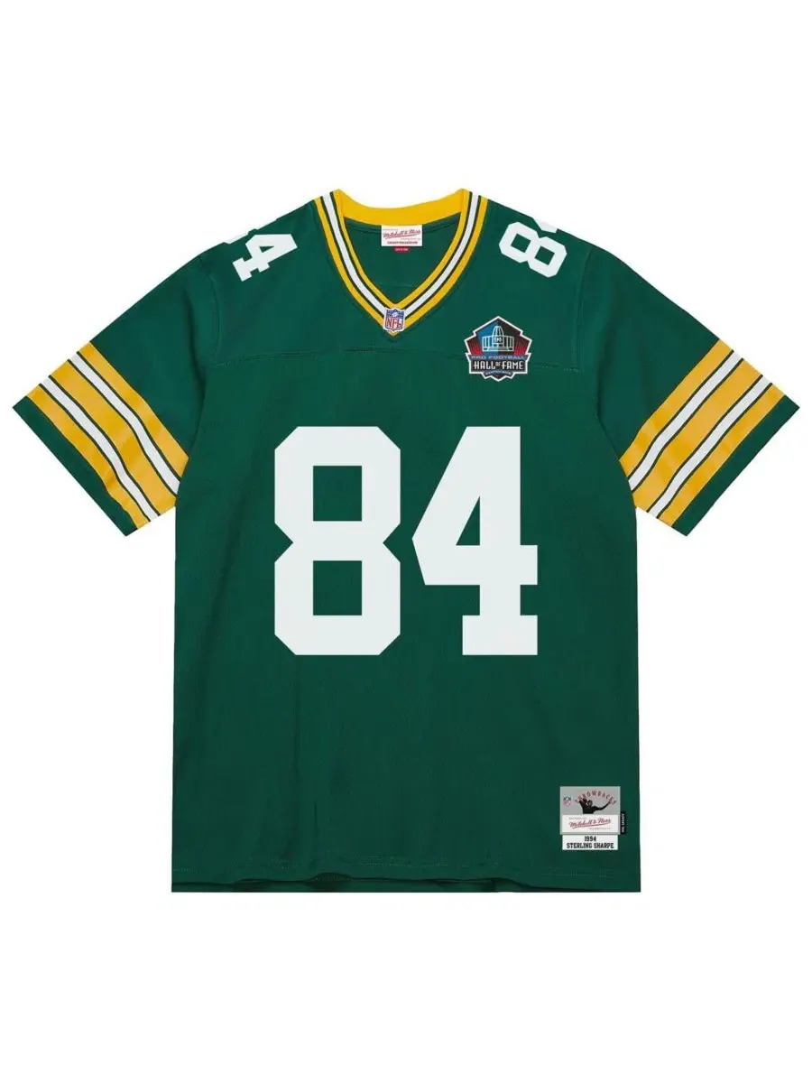 Футболка Mitchell & Ness с длинным рукавом, 1994 Legacy Replica, Sterling Sharpe — изображение 2 из 3, зеленый