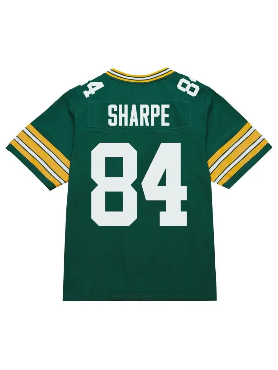 Футболка Mitchell & Ness с длинным рукавом, 1994 Legacy Replica, Sterling Sharpe — изображение 3 из 3, зеленый