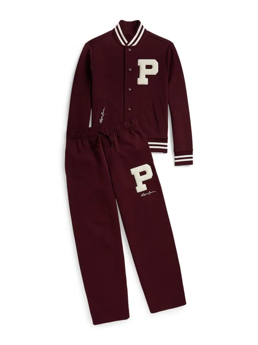 Спортивные брюки из хлопка с эмблемой P Polo Ralph Lauren, Rich Ruby — изображение 4 из 4