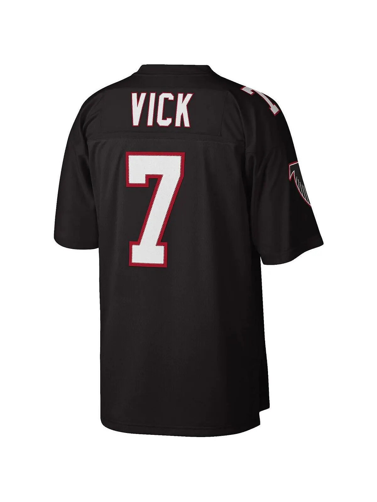 Мужская футболка michael vick black atlanta falcons big and tall 2002, копия игрока на пенсии — изображение 2 из 3, черный