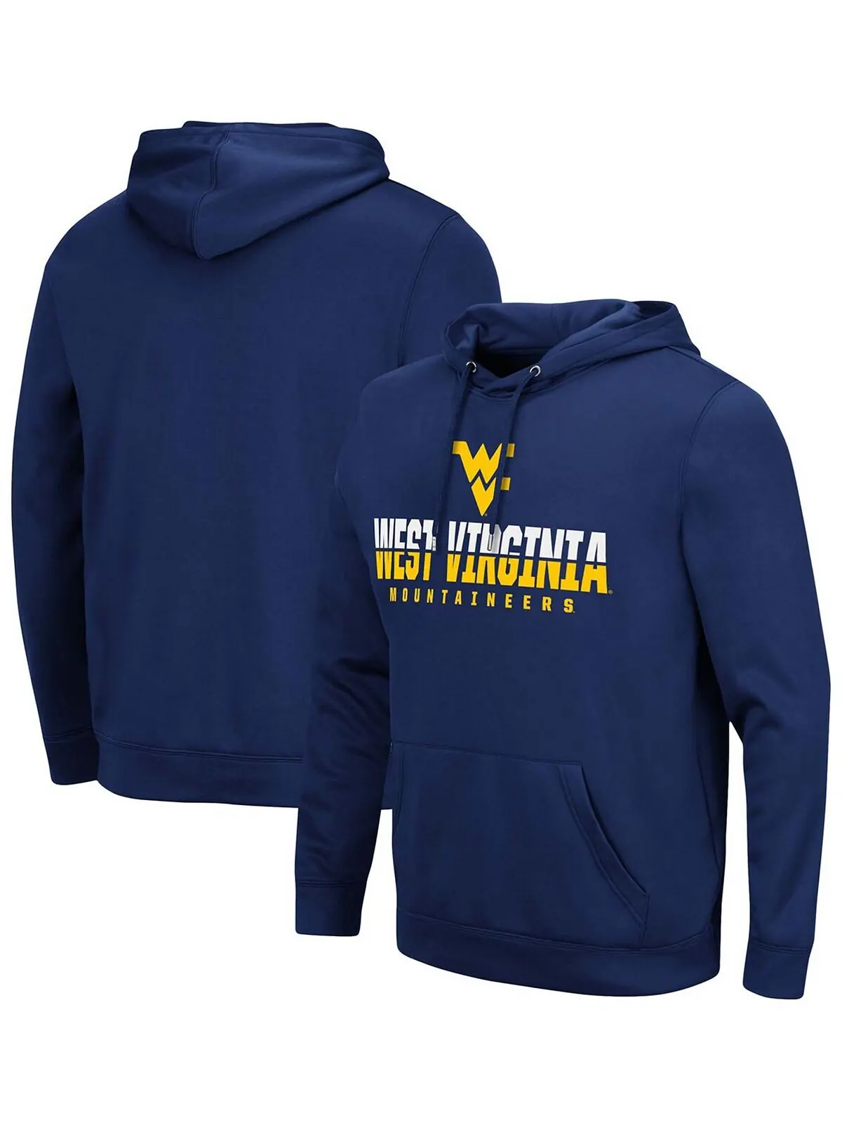 Мужская темно-синяя толстовка с капюшоном west virginia mountaineers lantern Colosseum — изображение 1 из 3, темно-синий