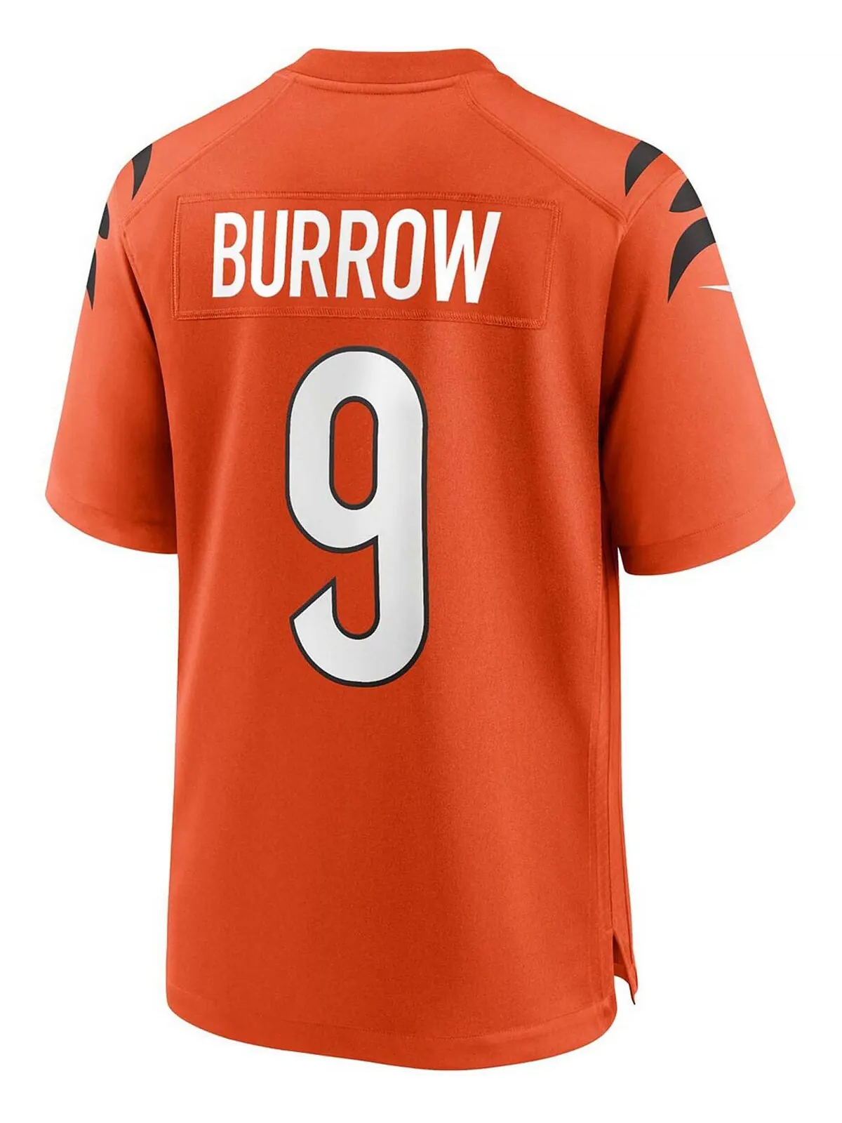 Мужская футболка для альтернативной игры Joe Burrow Orange Cincinnati Bengals Nike — изображение 3 из 3, оранжевый