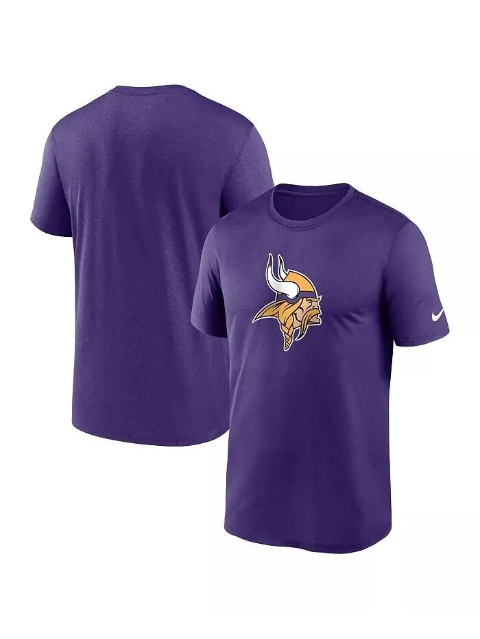 Мужская фиолетовая футболка с логотипом легенды Minnesota Vikings Performance Nike — изображение 1 из 1