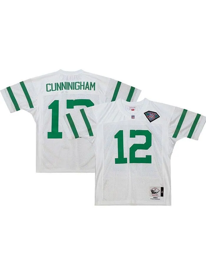 Мужская футболка аутентичного игрока пенсионера Randall Cunningham White Philadelphia Eagles 1994 — изображение 1 из 4, белый