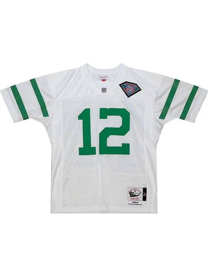 Мужская футболка аутентичного игрока пенсионера Randall Cunningham White Philadelphia Eagles 1994 — изображение 4 из 4, белый